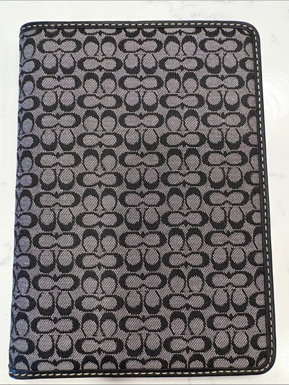 Coach Black Signature Jacquard phot album